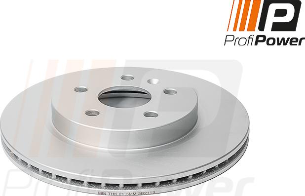 ProfiPower 3B2113 - Brake Disc autospares.lv