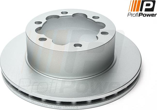 ProfiPower 3B2136 - Brake Disc autospares.lv