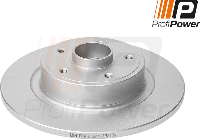 ProfiPower 3B2174 - Brake Disc autospares.lv