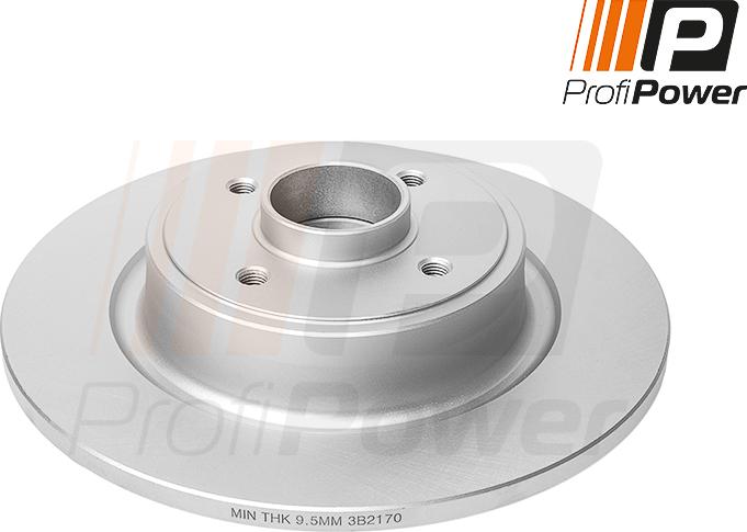 ProfiPower 3B2170 - Brake Disc autospares.lv