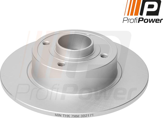 ProfiPower 3B2171 - Brake Disc autospares.lv