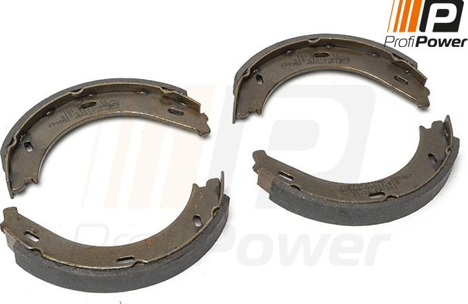 ProfiPower 2B0067 - Brake Shoe Set, parking brake autospares.lv