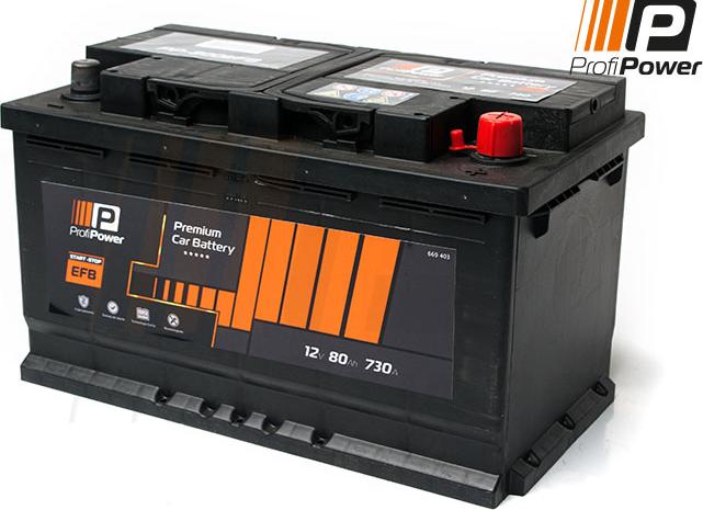 ProfiPower PP-800 EFB - Starter Battery autospares.lv