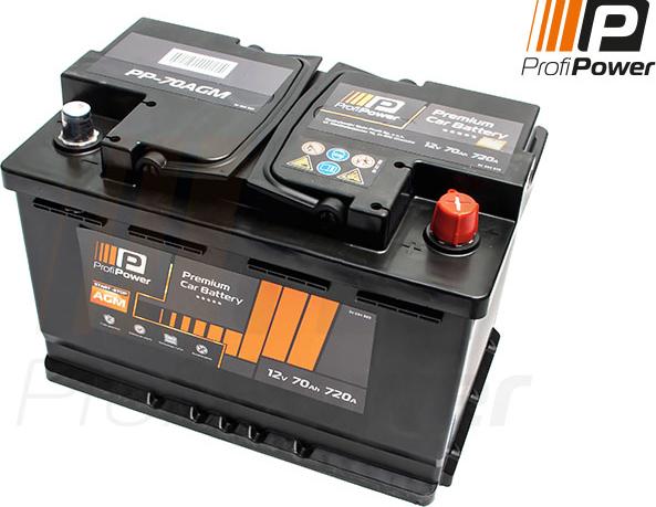 ProfiPower PP-700 AGM - Starter Battery autospares.lv