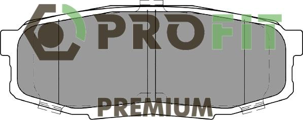 Profit 5005-4230 - Brake Pad Set, disc brake autospares.lv