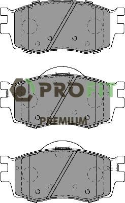 Profit 5005-1905 - Brake Pad Set, disc brake autospares.lv