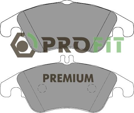 Profit 5005-1979 - Brake Pad Set, disc brake autospares.lv