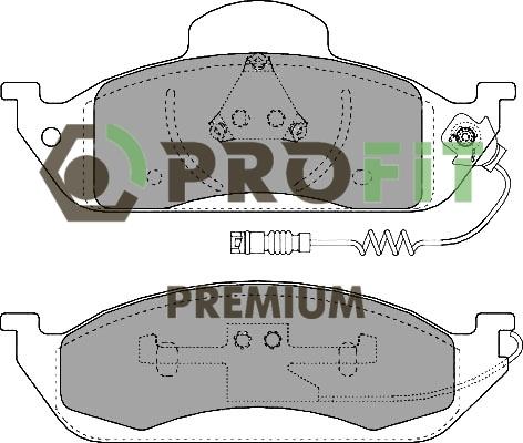 Profit 5005-1400 - Brake Pad Set, disc brake autospares.lv