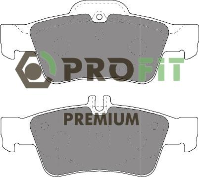 Profit 5005-1526 - Brake Pad Set, disc brake autospares.lv