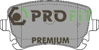 Profit 5005-1655 - Brake Pad Set, disc brake autospares.lv