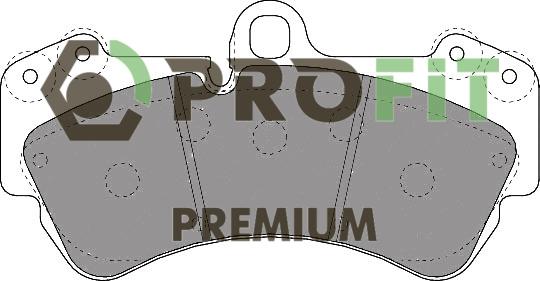 Profit 5005-1625 - Brake Pad Set, disc brake autospares.lv