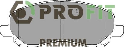 Profit 5005-1621 - Brake Pad Set, disc brake autospares.lv