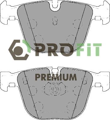 Profit 5005-1672 - Brake Pad Set, disc brake autospares.lv