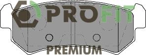 Profit 5005-1889 - Brake Pad Set, disc brake autospares.lv