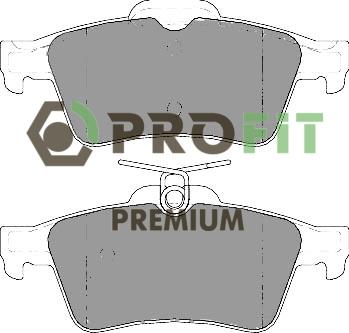 Profit 5005-1766 - Brake Pad Set, disc brake autospares.lv