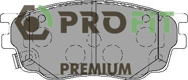 Profit 5005-1707 - Brake Pad Set, disc brake autospares.lv