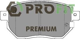 Profit 5005-1786 - Brake Pad Set, disc brake autospares.lv