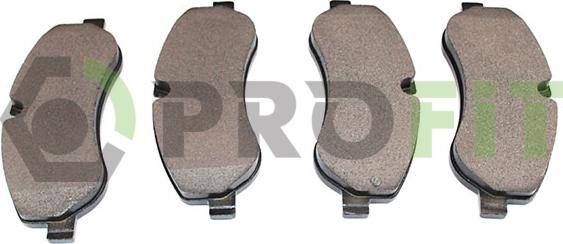 Profit 5000-4909 - Brake Pad Set, disc brake autospares.lv