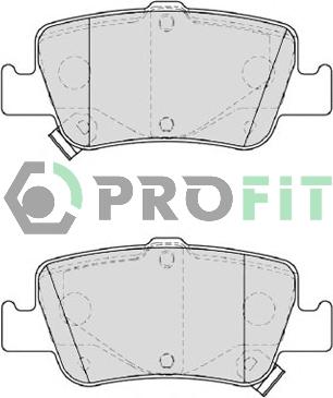 Profit 5000-4048 - Brake Pad Set, disc brake autospares.lv