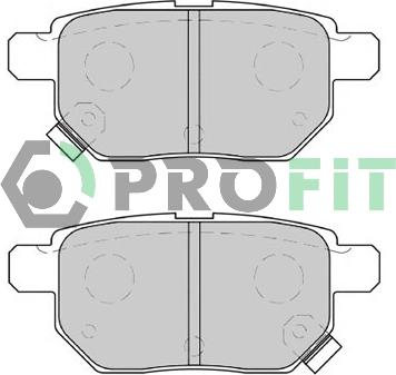 Profit 5000-4042 - Brake Pad Set, disc brake autospares.lv