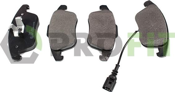 Profit 5000-4057 - Brake Pad Set, disc brake autospares.lv