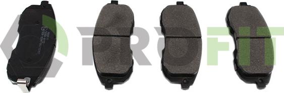 Profit 5000-4112 - Brake Pad Set, disc brake autospares.lv