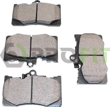 Profit 5000-4216 - Brake Pad Set, disc brake autospares.lv