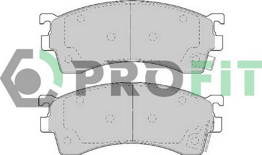 Profit 5000-0950 - Brake Pad Set, disc brake autospares.lv
