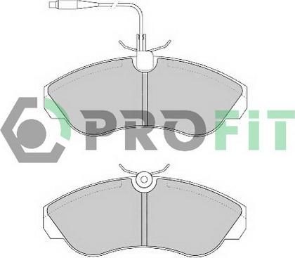 Profit 5000-0968 - Brake Pad Set, disc brake autospares.lv