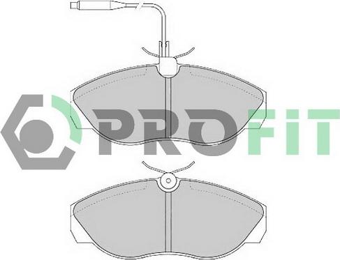 Profit 5000-0967 C - Brake Pad Set, disc brake autospares.lv