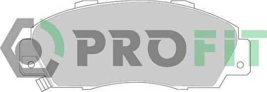 Profit 5000-0905 - Brake Pad Set, disc brake autospares.lv