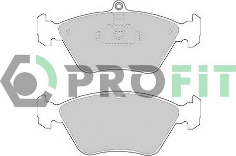 Profit 5000-0901 - Brake Pad Set, disc brake autospares.lv