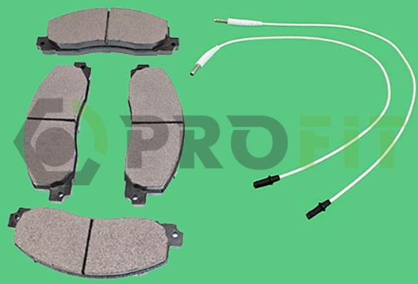 Profit 5000-0414 - Brake Pad Set, disc brake autospares.lv