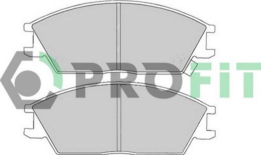 Profit 5000-0435 C - Brake Pad Set, disc brake autospares.lv