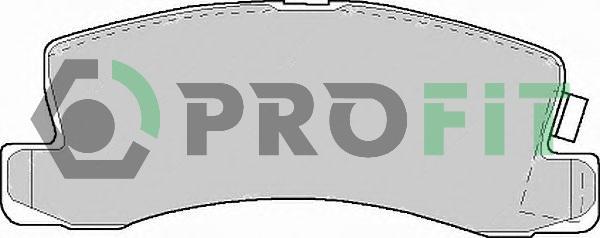 Profit 5000-0478 - Brake Pad Set, disc brake autospares.lv