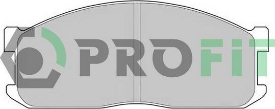 Profit 5000-0547 - Brake Pad Set, disc brake autospares.lv