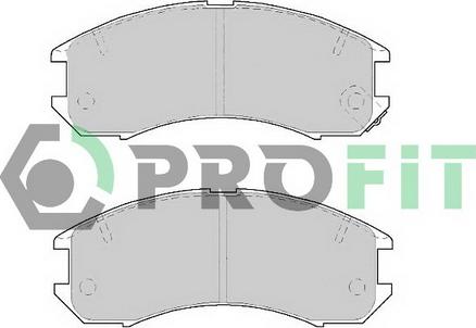 Profit 5000-0576 - Brake Pad Set, disc brake autospares.lv