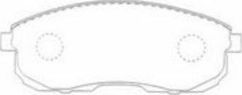 Profit 5000-0691 - Brake Pad Set, disc brake autospares.lv