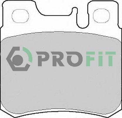 Profit 5000-0644 - Brake Pad Set, disc brake autospares.lv