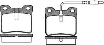 Profit 5000-0619 - Brake Pad Set, disc brake autospares.lv