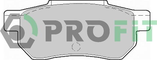 Profit 5000-0621 - Brake Pad Set, disc brake autospares.lv