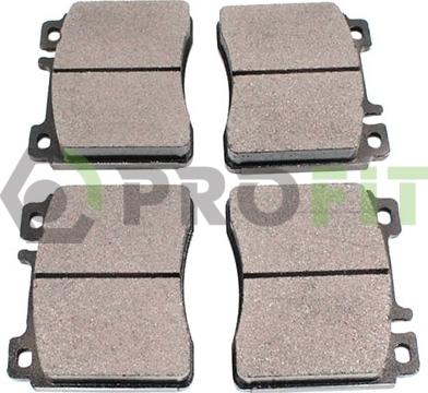 Profit 5000-0800 - Brake Pad Set, disc brake autospares.lv