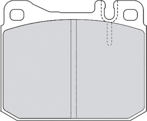 Profit 5000-0243 - Brake Pad Set, disc brake autospares.lv