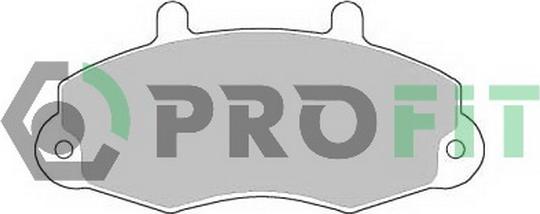 Profit 5000-0700 - Brake Pad Set, disc brake autospares.lv