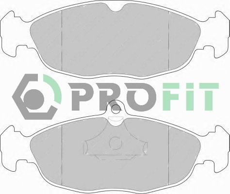 Profit 5000-0732 - Brake Pad Set, disc brake autospares.lv