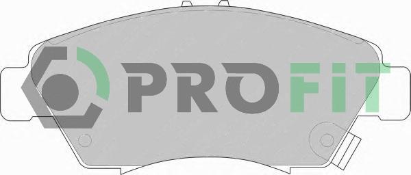 Profit 5000-0776 - Brake Pad Set, disc brake autospares.lv