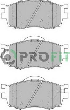 Profit 5000-1905 C - Brake Pad Set, disc brake autospares.lv