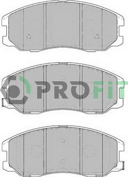 Profit 5000-1934 - Brake Pad Set, disc brake autospares.lv