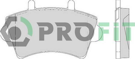 Profit 5000-1452 - Brake Pad Set, disc brake autospares.lv