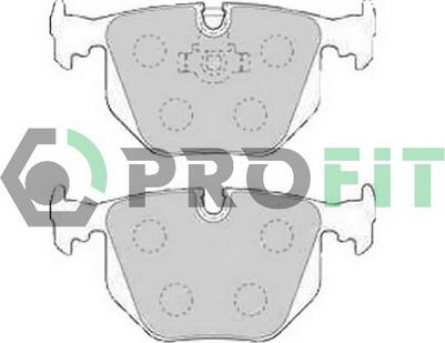 Profit 5000-1483 - Brake Pad Set, disc brake autospares.lv